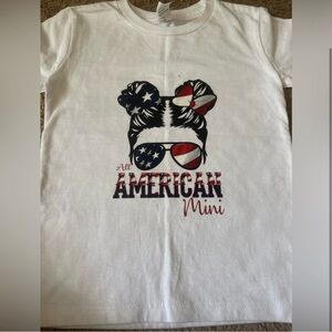 All American Mini Kids T-Shirt - White